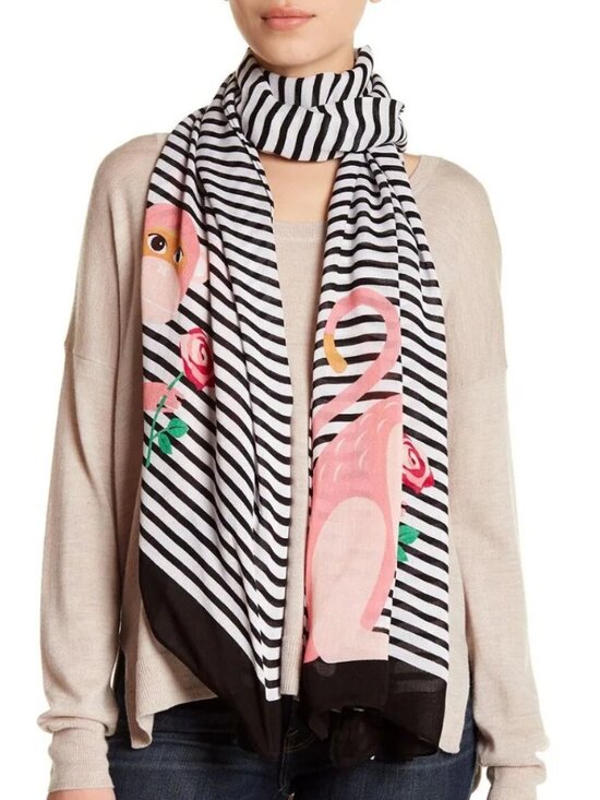 kate spade Accessories - Kate Spade Monkey Rose Scarf